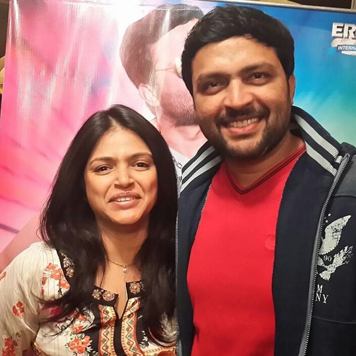 Deepa Parab With Her Husband ankush Choudhari 