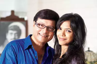 Sachin Pilgaonkar With His Daughter shriya Pilgaonkar 