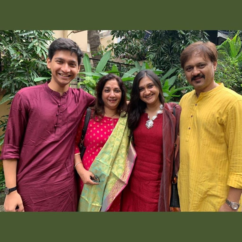 Sunil Barve with His Family 