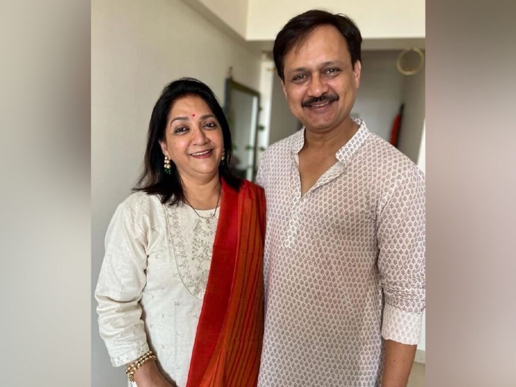 Sunil Barve with His Wife 