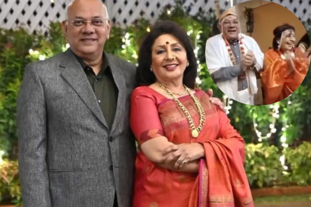 Vandana Gupte With her Husband 