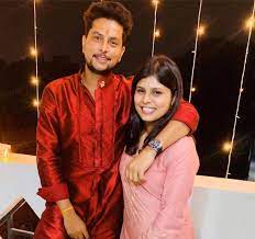 Kuldeep Yadav With His Sister 